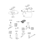 Diagram for 2004 Hyundai XG350 Fuse Box - 91251-3B401