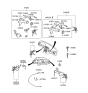 Diagram for Hyundai XG350 Trunk Lock Cylinder - 81251-39F00