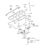 Diagram for Hyundai XG350 Tailgate Lock - 81260-39500
