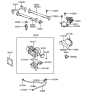 Diagram for 2001 Hyundai Santa Fe Fuel Rail - 35304-39015