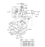 Diagram for Hyundai Fuel Tank Vent Valve - 31155-38150