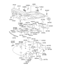 Diagram for 2018 Hyundai Kona Body Mount Hole Plug - 17313-25000