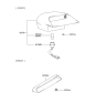 Diagram for 2004 Hyundai XG350 Light Socket - 92759-38000