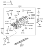 Diagram for 2002 Hyundai XG350 Cylinder Head Gasket - 22311-39000