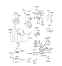 Diagram for 2001 Hyundai XG300 Dipstick Tube - 26610-39850