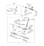 Diagram for Hyundai Power Steering Gear Seal - 57790-38A10