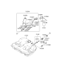 Diagram for 2001 Hyundai XG300 Fuel Tank - 31150-39100