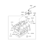 Diagram for Hyundai XG350 Knock Sensor - 39320-35540