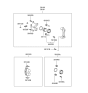 Diagram for Hyundai XG300 Brake Pad Set - 58101-39A20