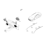 Diagram for Hyundai Genesis Electrified G80 Air Bag - 80100-T1000-GLW