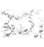 Diagram for 2023 Hyundai Genesis Electrified G80 Door Lock - 91677-JI100