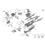 Diagram for 2023 Hyundai Genesis Electrified G80 Armrest - 84660-T1100-GLW