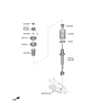 Diagram for Hyundai Genesis Electrified G80 Coil Springs - 55330-JI000