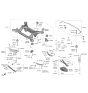 Diagram for 2023 Hyundai Genesis Electrified G80 Sway Bar Bracket - 55516-JI180