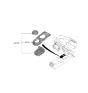 Diagram for 2023 Hyundai Genesis Electrified G80 Shift Indicator - 46750-T1200