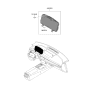 Diagram for 2023 Hyundai Genesis Electrified G80 Instrument Cluster - 94011-JI010