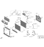 Diagram for 2023 Hyundai Genesis Electrified G80 A/C Condenser - 97606-GI000