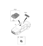 Diagram for 2023 Hyundai Genesis Electrified G80 Dome Light - 92800-T1110-VDS