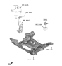 Diagram for Hyundai Genesis Electrified G80 Front Cross-Member - 62405-JI500