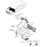 Diagram for Hyundai Genesis Electrified G80 Dash Panels - 84120-JI000