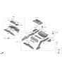 Diagram for Hyundai Genesis Electrified G80 Floor Pan - 65510-JI000