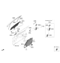 Diagram for 2023 Hyundai Genesis G80 Door Moldings - 82850-T1000