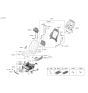 Diagram for 2023 Hyundai Genesis Electrified G80 Air Bag Control Module - 80650-JI000