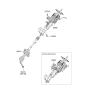 Diagram for Hyundai Santa Fe Steering Shaft - 56400-0W000