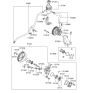 Diagram for 2006 Hyundai Santa Fe Power Steering Pressure Switch - 57135-2B300