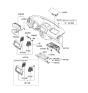 Diagram for Hyundai Santa Fe Air Bag - 84560-2B500-WK