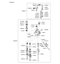 Diagram for 2008 Hyundai Sonata Control Arm - 43804-24300