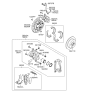 Diagram for 2006 Hyundai Santa Fe Brake Disc - 58411-2B000