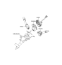 Diagram for Hyundai Santa Fe Turn Signal Switch - 93410-2B000-CA