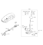 Diagram for Hyundai Elantra Automatic Transmission Shift Levers - 43700-F2120-TCS