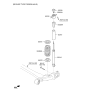 Diagram for 2019 Hyundai Accent Coil Spring Insulator - 55370-F2000