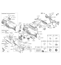 Diagram for Hyundai Elantra Steering Column Cover - 84855-F2000-TRY