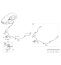 Diagram for 2016 Hyundai Elantra Parking Brake Cable - 59770-F2000