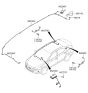 Diagram for 2017 Hyundai Elantra Antenna - 96210-F2010-UYS