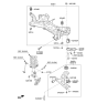 Diagram for 2018 Hyundai Ioniq Control Arm Bushing - 54551-3X000