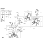 Diagram for 2016 Hyundai Elantra Seat Cover - 88160-F2151-XFJ