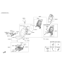 Diagram for 2020 Hyundai Elantra Seat Cover - 88260-F2111-XFL