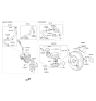 Diagram for 2020 Hyundai Elantra Brake Booster - 59110-F2000