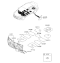 Diagram for 2020 Hyundai Elantra Dash Panels - 84120-F2000