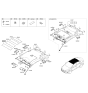 Diagram for 2016 Hyundai Elantra Sun Visor - 85220-F2300-TTX