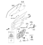 Diagram for Hyundai Door Latch Assembly - 81320-F2010