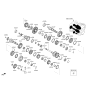 Diagram for Hyundai Sonata Transfer Case Bearing - 43222-2A100