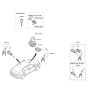 Diagram for Hyundai Elantra Door Lock Cylinder - 81905-F2200