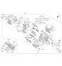 Diagram for Hyundai Elantra N Blend Door Actuator - 97154-F2900