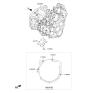 Diagram for Hyundai Elantra GT Engine Mount Torque Strut - 43176-2D018