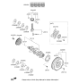 Diagram for Hyundai Veloster Crankshaft - 23110-2E510